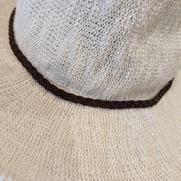 Urban Outfitters Staring at Stars Cotton Woven Floppy Soft Hat Natural - Picture 5 of 13